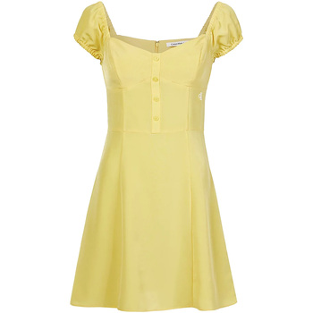 Υφασμάτινα Γυναίκα Κοντά Φορέματα Calvin Klein Jeans J20J218848 Yellow