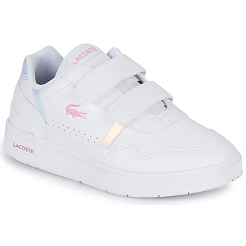 Παπούτσια Κορίτσι Χαμηλά Sneakers Lacoste T-CLIP Άσπρο / Irisé