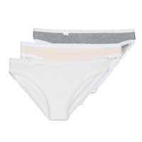 Εσώρουχα Γυναίκα Culottes Sloggi  WEEKEND TAI X3 Άσπρο / Grey / Ροζ