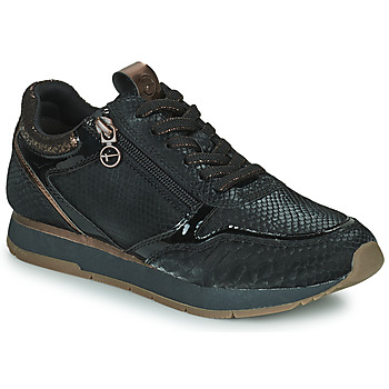 Παπούτσια Γυναίκα Χαμηλά Sneakers Tamaris 23603 Black / Cuivré