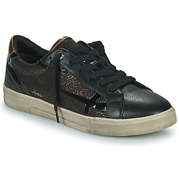 Παπούτσια Γυναίκα Χαμηλά Sneakers Tamaris 23607 Black / Gold