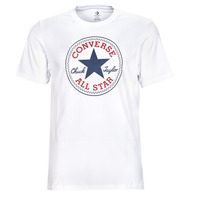 Υφασμάτινα T-shirt με κοντά μανίκια Converse GO-TO CHUCK TAYLOR CLASSIC PATCH TEE Άσπρο
