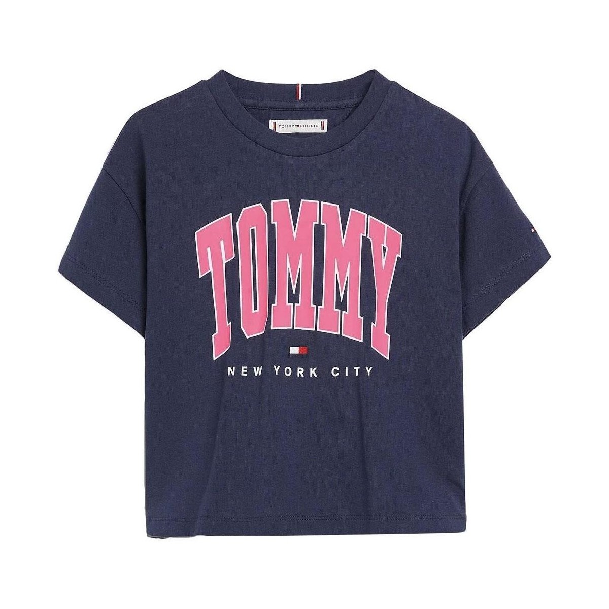 Υφασμάτινα Κορίτσι T-shirts & Μπλούζες Tommy Hilfiger  Μπλέ