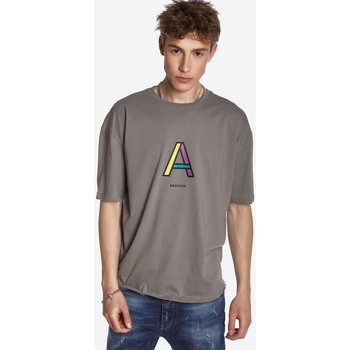 Υφασμάτινα Άνδρας T-shirts & Μπλούζες Brokers ΑΝΔΡΙΚΟ T-SHIRT Grey