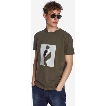 Υφασμάτινα Άνδρας T-shirts & Μπλούζες Brokers ΑΝΔΡΙΚΟ T-SHIRT Green