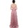 Υφασμάτινα Γυναίκα Μακριά Φορέματα Impero Couture BU25621-2 Violet