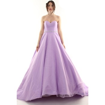Υφασμάτινα Γυναίκα Μακριά Φορέματα Impero Couture KB16002 Violet