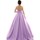Υφασμάτινα Γυναίκα Μακριά Φορέματα Impero Couture KB16002 Violet