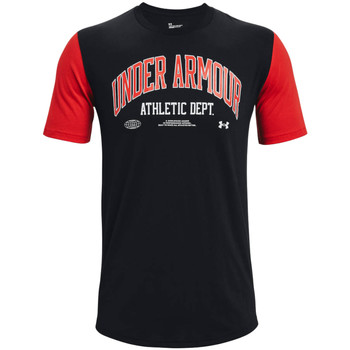 Υφασμάτινα Άνδρας T-shirt με κοντά μανίκια Under Armour Athletic Department Colorblock SS Tee Black