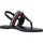 Παπούτσια Γυναίκα Σανδάλια / Πέδιλα Tommy Hilfiger CORPORATE TH WEBBING FLA Black