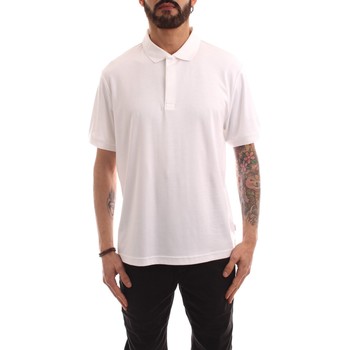 Υφασμάτινα Άνδρας Πόλο με κοντά μανίκια  Calvin Klein Jeans K10K108722 Άσπρο