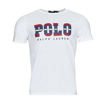 Υφασμάτινα Άνδρας T-shirt με κοντά μανίκια Polo Ralph Lauren G223SC41-SSCNCMSLM1-SHORT SLEEVE-T-SHIRT Άσπρο / Ασπρό