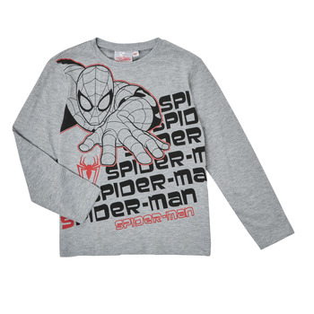 Υφασμάτινα Αγόρι Μπλουζάκια με μακριά μανίκια TEAM HEROES  T-SHIRT SPIDER-MAN Grey