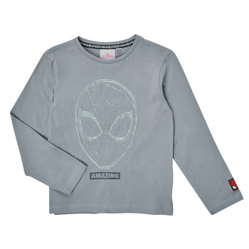 Υφασμάτινα Αγόρι Μπλουζάκια με μακριά μανίκια TEAM HEROES  T-SHIRT SPIDER-MAN Grey