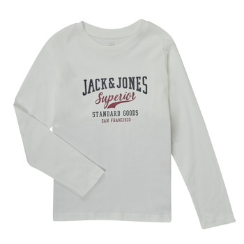 Μπλουζάκια με μακριά μανίκια Jack & Jones JJELOGO TEE LS O-NECK