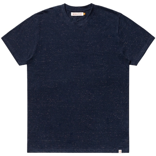 Υφασμάτινα Άνδρας T-shirts & Μπλούζες Revolution Structured T-Shirt 1204 - Navy Μπλέ