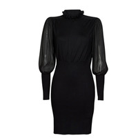 Υφασμάτινα Γυναίκα Κοντά Φορέματα Morgan RMLUNE Black