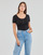 Υφασμάτινα Γυναίκα T-shirt με κοντά μανίκια Pieces PCKITTE SS TOP Black