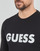 Υφασμάτινα Άνδρας Μπλουζάκια με μακριά μανίκια Guess LABYRINTH CN LS Black
