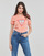 Υφασμάτινα Γυναίκα T-shirt με κοντά μανίκια Guess SS CN ORIGINAL TEE Ροζ