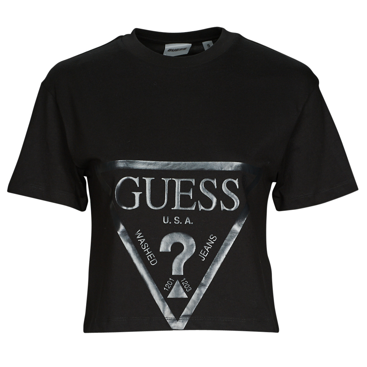 Guess  T-shirt με κοντά μανίκια Guess ADELE