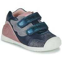Παπούτσια Κορίτσι Χαμηλά Sneakers Biomecanics BIOGATEO CASUAL Marine / Ροζ