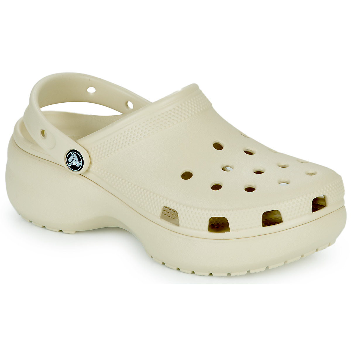 Παπούτσια Γυναίκα Σαμπό Crocs CLASSIC PLATFORM CLOG W Beige