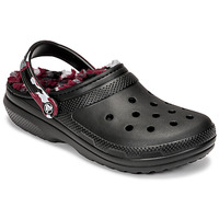 Παπούτσια Άνδρας Σαμπό Crocs CLASSIC LINED CAMO CLOG Black / Red