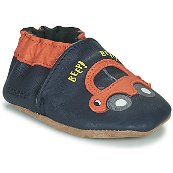 Παπούτσια Αγόρι Σοσονάκια μωρού Robeez BEEP BEEP Marine / Orange
