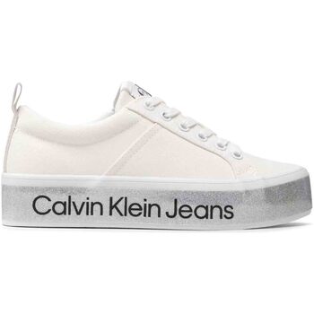 Παπούτσια Γυναίκα Χαμηλά Sneakers Calvin Klein Jeans YW0YW00491 Άσπρο