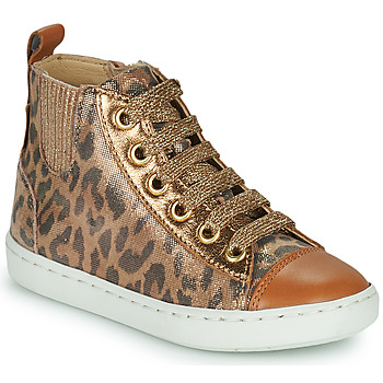 Παπούτσια Κορίτσι Ψηλά Sneakers Shoo Pom PLAY NEW JODLACE Leopard / Gold