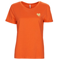 Υφασμάτινα Γυναίκα T-shirt με κοντά μανίκια Only ONLKITA S/S LOGO TOP Orange