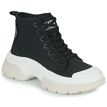 Παπούτσια Γυναίκα Ψηλά Sneakers Palladium PALLAWAVE Black / Άσπρο