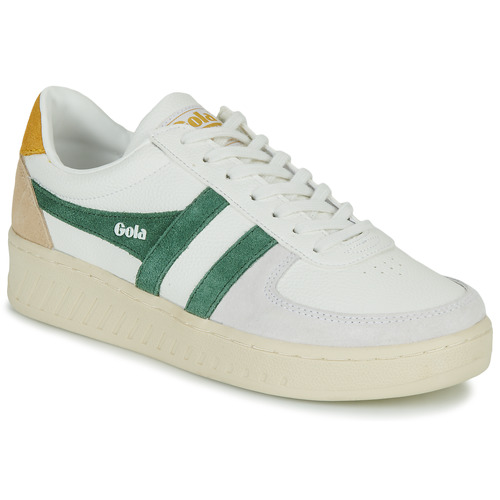 Παπούτσια Γυναίκα Χαμηλά Sneakers Gola GRANDSLAM TRIDENT Άσπρο / Green / Yellow