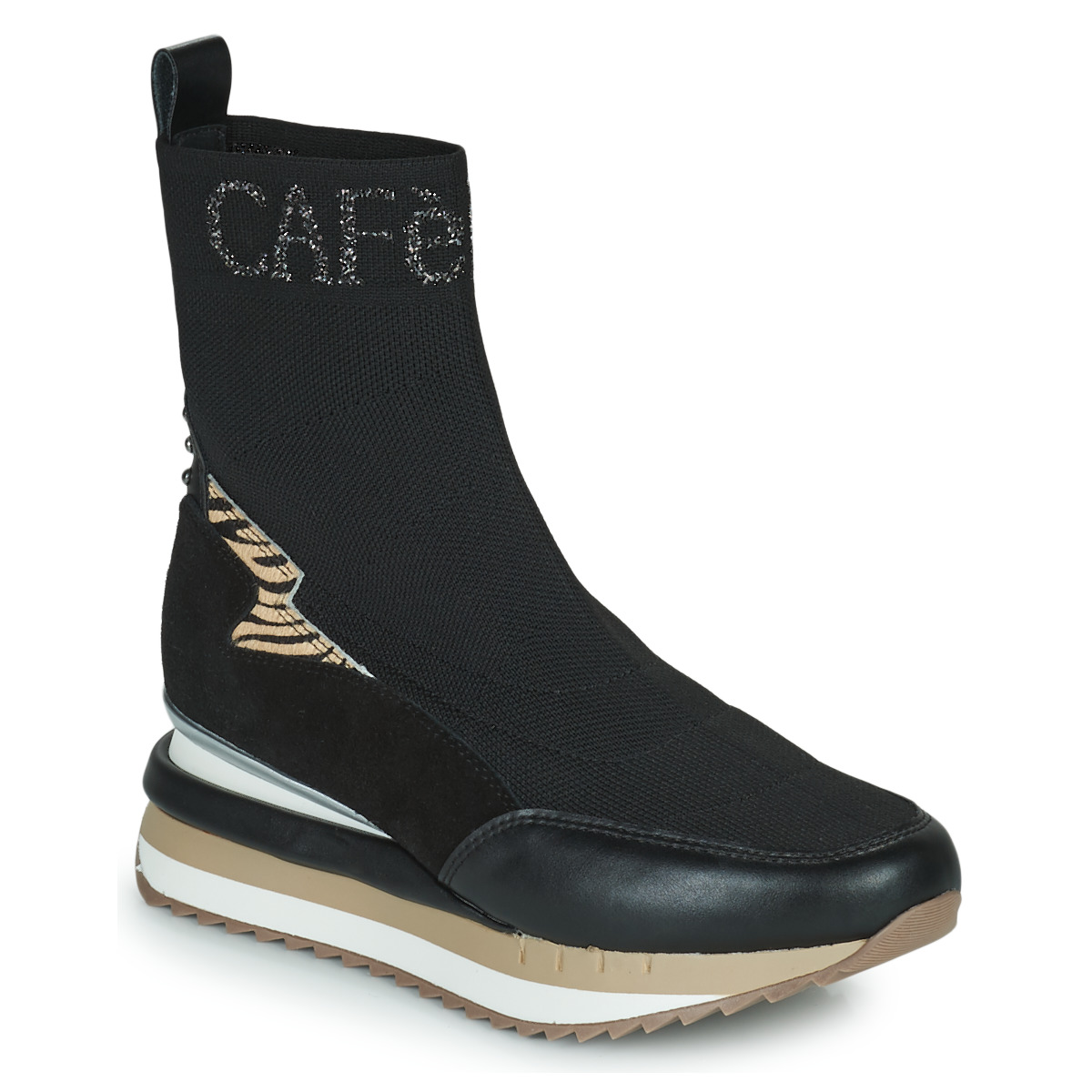 Ψηλά Sneakers Café Noir C1DN9550-N001