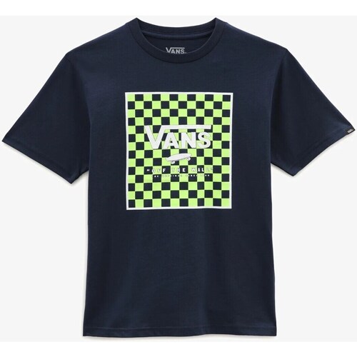 Υφασμάτινα Αγόρι T-shirt με κοντά μανίκια Vans VN0A318N Μπλέ