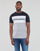 Υφασμάτινα Άνδρας T-shirt με κοντά μανίκια Jack & Jones JJELOGO BLOCKING TEE Marine / Grey / Άσπρο