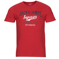 Υφασμάτινα Άνδρας T-shirt με κοντά μανίκια Jack & Jones JJELOGO TEE SS O-NECK 2 COL Red