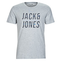 Υφασμάτινα Άνδρας T-shirt με κοντά μανίκια Jack & Jones JJXILO TEE SS CREW NECK Grey
