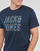 Υφασμάτινα Άνδρας T-shirt με κοντά μανίκια Jack & Jones JJXILO TEE SS CREW NECK Marine