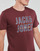 Υφασμάτινα Άνδρας T-shirt με κοντά μανίκια Jack & Jones JJXILO TEE SS CREW NECK Bordeaux