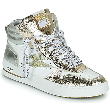 Παπούτσια Γυναίκα Ψηλά Sneakers Semerdjian QUITO Gold / Άσπρο