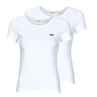 Υφασμάτινα Γυναίκα T-shirt με κοντά μανίκια Levi's 2PACK CREWNECK TEE Ασπρό