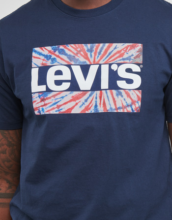 Levi's SS RELAXED FIT TEE Tie dye  / Sw / Dress / Mπλε