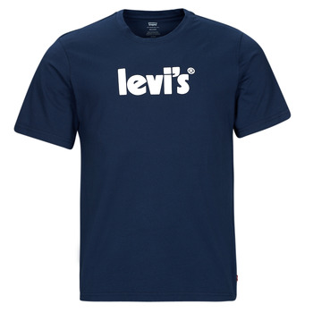 Υφασμάτινα Άνδρας T-shirt με κοντά μανίκια Levi's SS RELAXED FIT TEE Poster / Logo / Dress / Mπλε