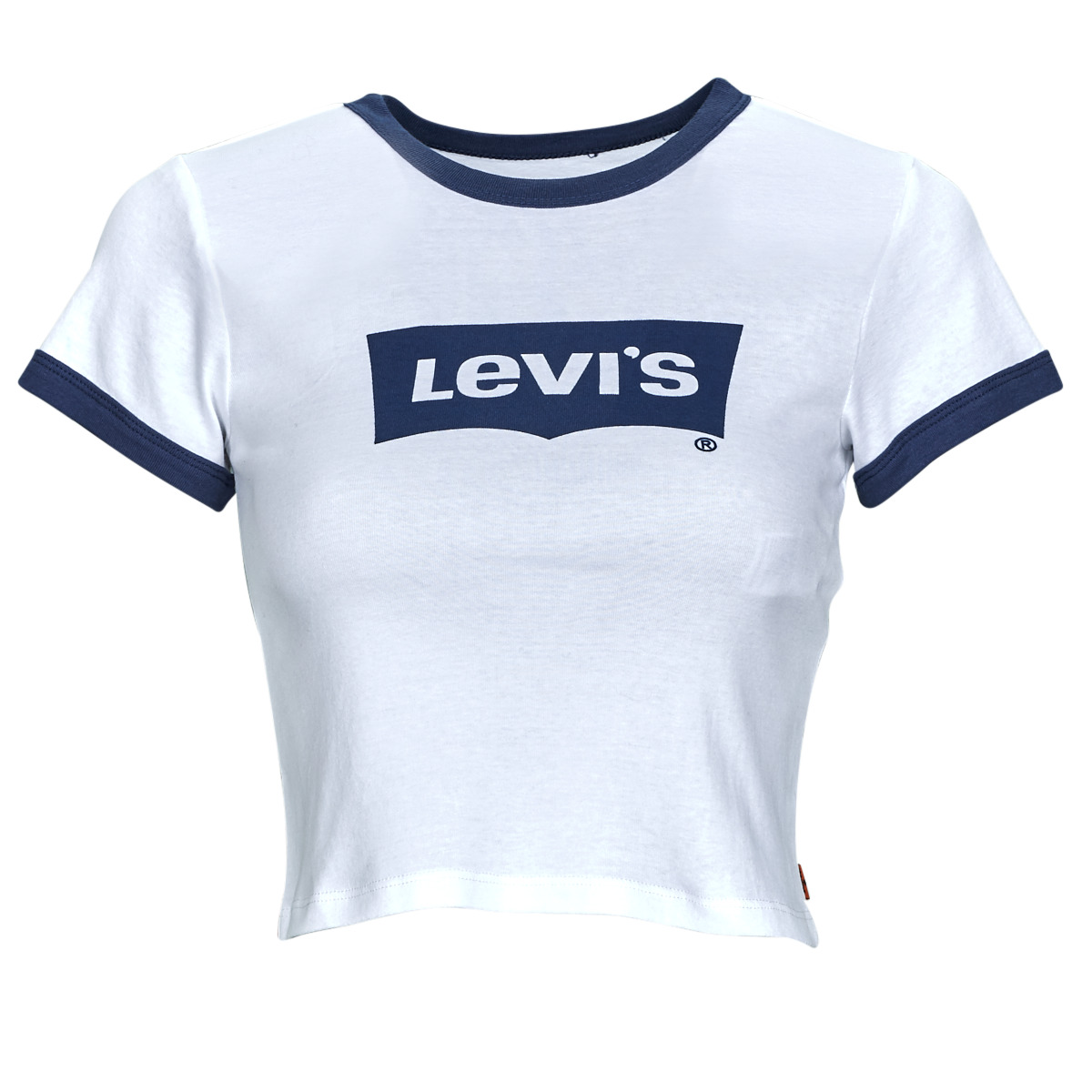 Levis  T-shirt με κοντά μανίκια Levis GRAPHIC RINGER MINI TEE