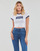 Υφασμάτινα Γυναίκα T-shirt με κοντά μανίκια Levi's GRAPHIC RINGER MINI TEE Bright / Ασπρό / μπλε  / Sea
