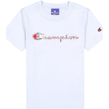 Υφασμάτινα Κορίτσι T-shirt με κοντά μανίκια Champion  Μπλέ
