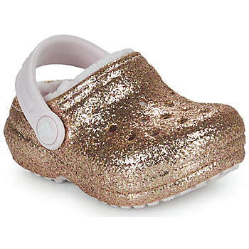 Παπούτσια Κορίτσι Σαμπό Crocs Classic Lined Glitter Clog T Gold