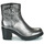 Παπούτσια Γυναίκα Μποτίνια Freelance JUSTY 7 SMALL GERO BUCKLE Silver